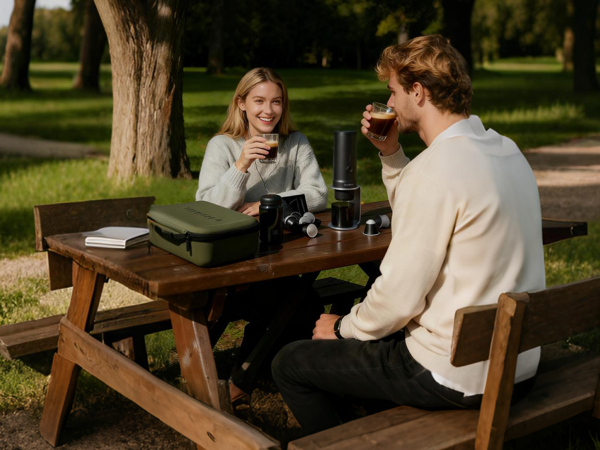 Moments Together. Coffee in Hand.