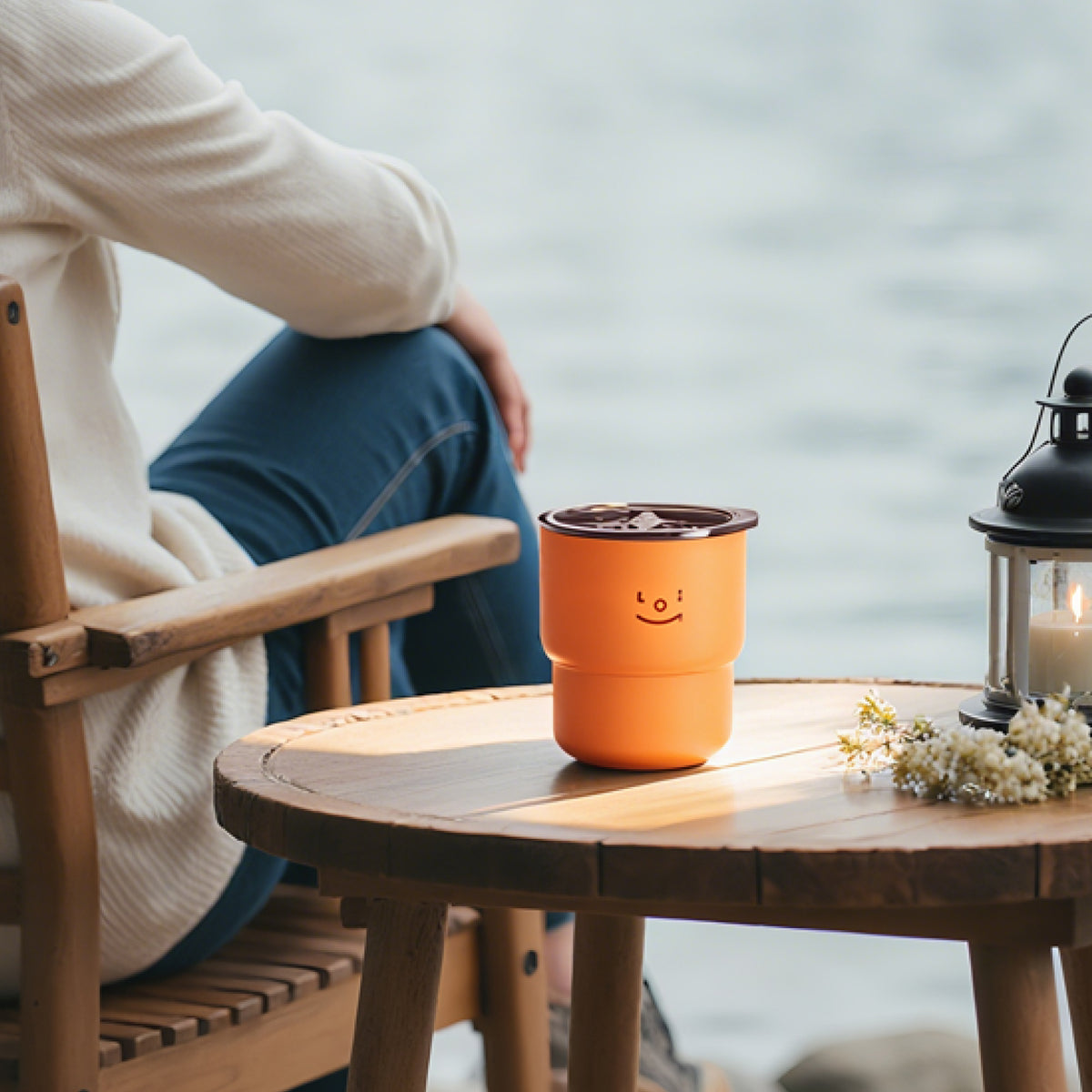 Orange Juice by the Sea