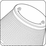 Stainless steel filter meant for long-term use